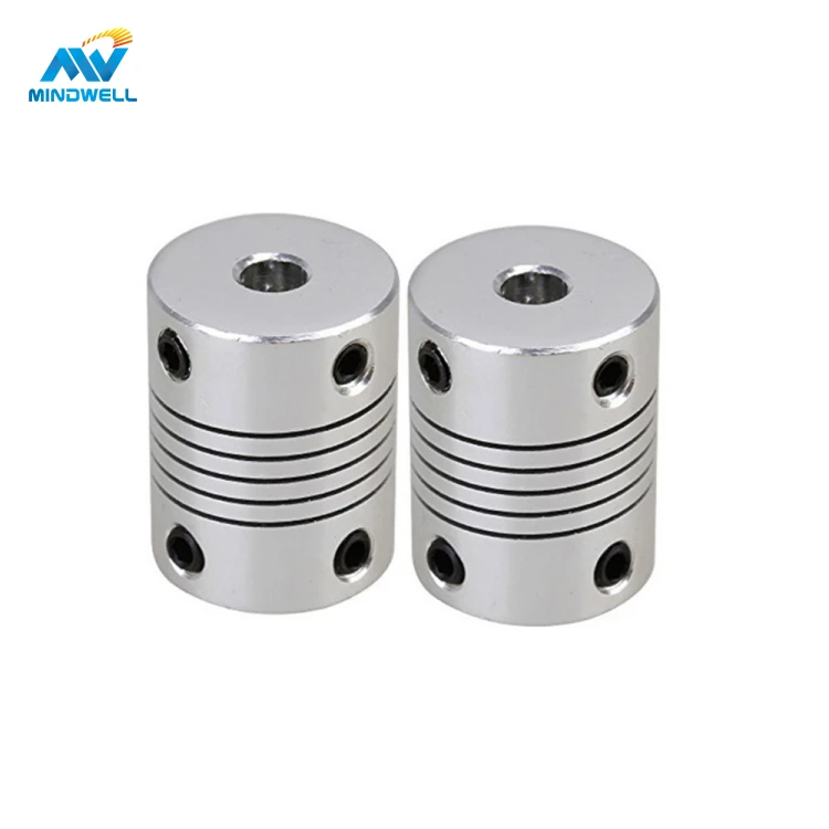 Acoplamiento de eje CNC de aluminio